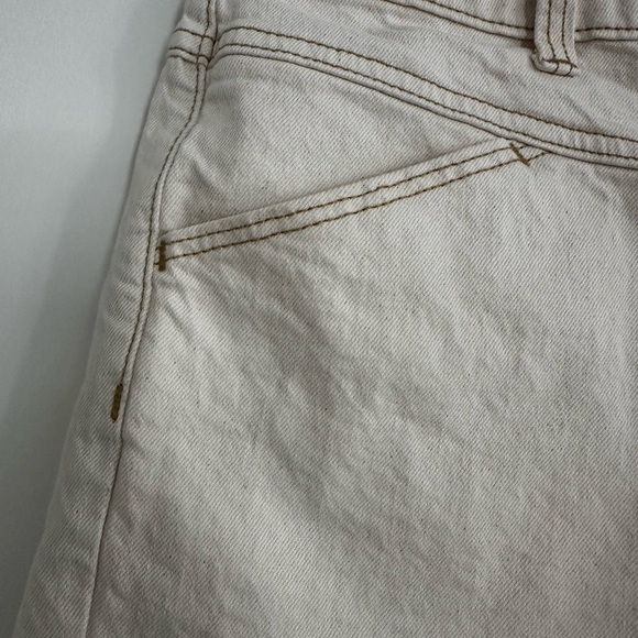 Universal Thread Shorts Womens Size 10/30R Cream Vintage Midi High Rise Stretch. - Picture 10 of 14